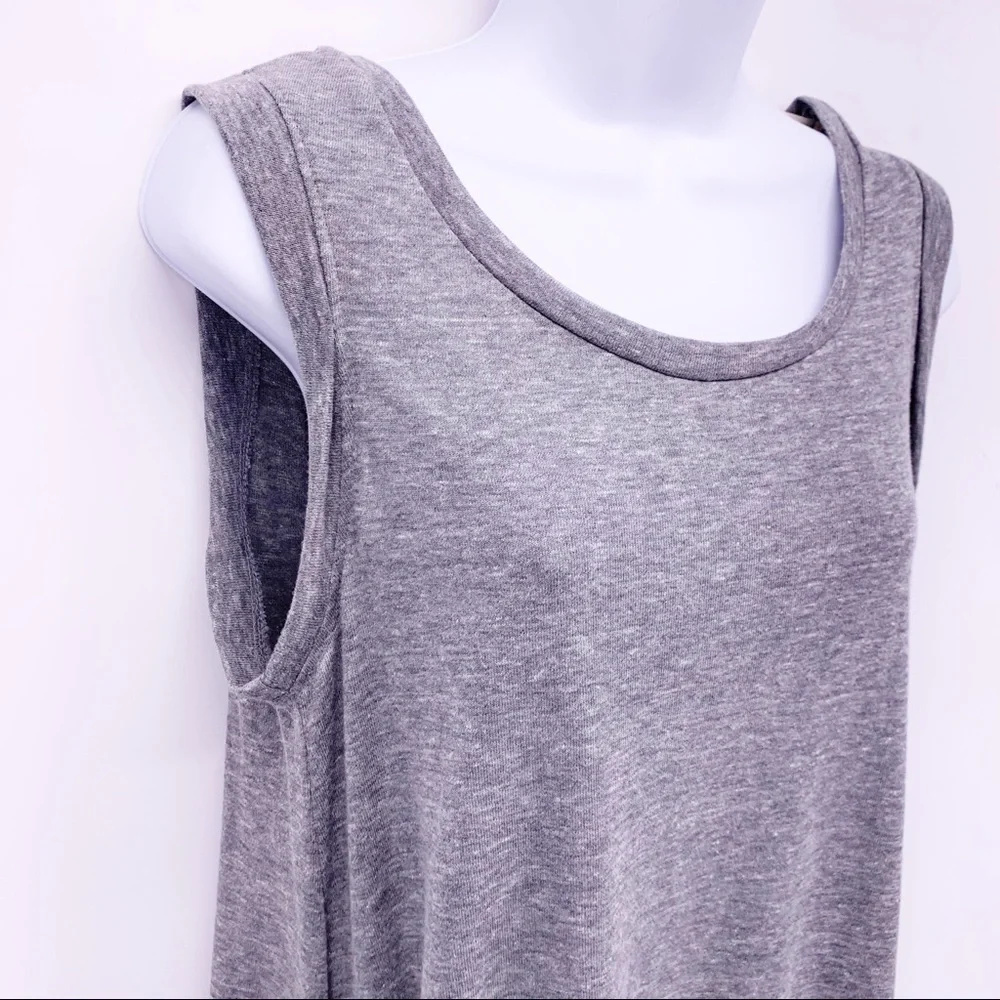 NEW Alternative Apparel Gray Casual Summer Dress Size Large - Picture 5 of 10